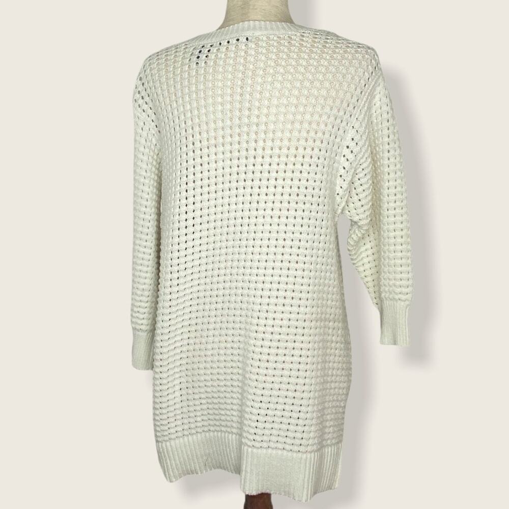 EUC | Preswick & Moore | Knitted Sweater | Ivory | 1X - Picture 4 of 8